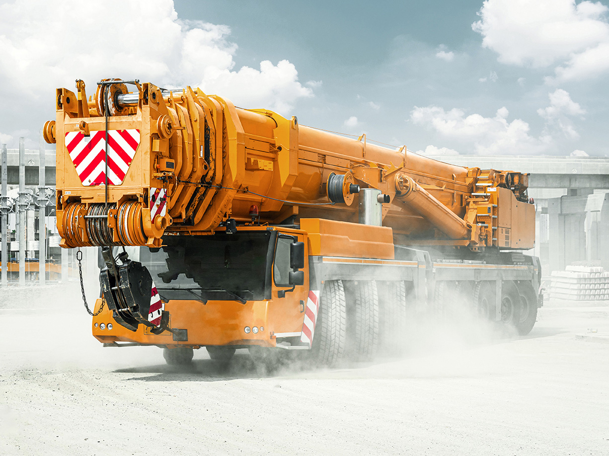 MAXIL mobile crane boom application