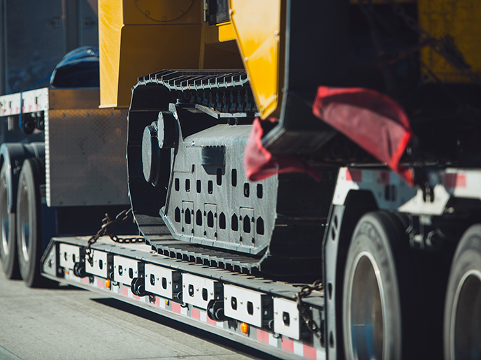 MAXIL heavy-duty transport low-loader application